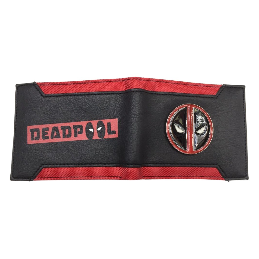 Deadpool deadpool cartera corta Marvel Avengers superhéroe pu cambio cartera