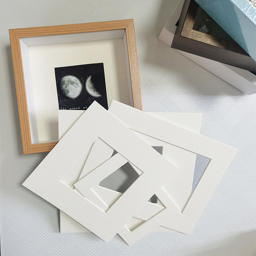 IYR7 picture frame stand, inner lining card, wall-mounted frame, paper mounting, 67810 inches square, inner hole A4 card