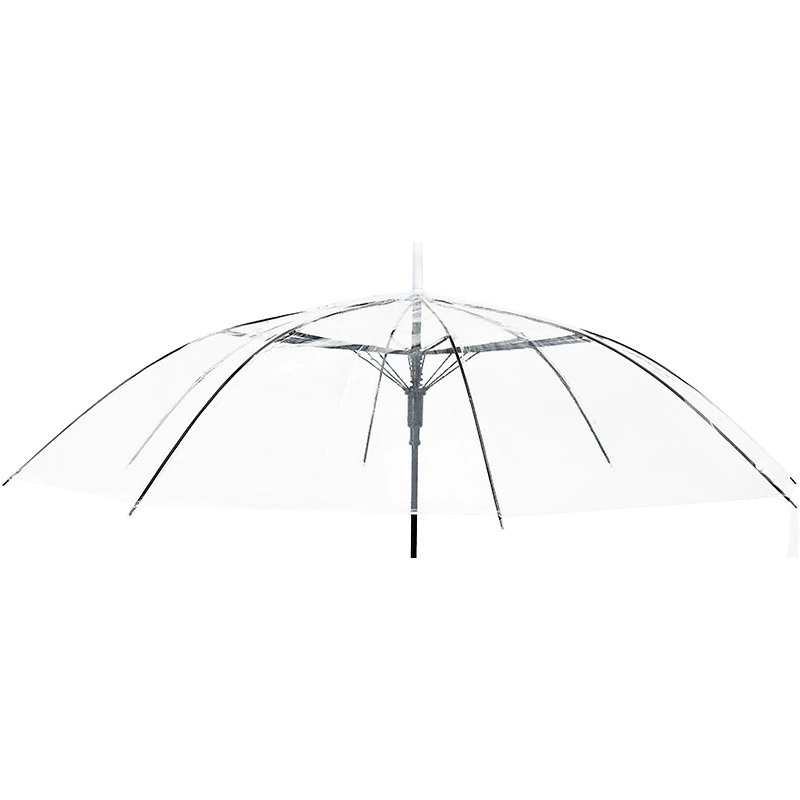Прозрачный зонт большой оптовый одноразовый пластиковый зонтик женский продвинутый смысл прозрачный зонт производитель зонт длинная ручка зонт