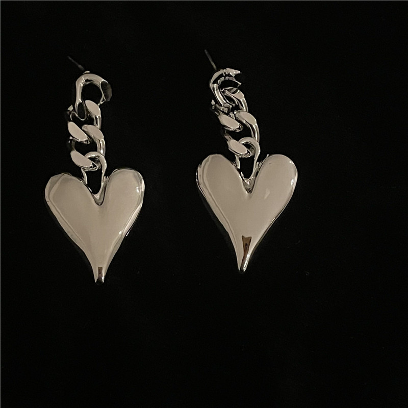 Al Por Mayor Joyería Colgante De Corazón Chollow Hain Pendientes Nihaojewelry display picture 5