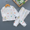 Autumn children's thermal underwear, cotton soft comfortable set for new born, long sleeve, wholesale