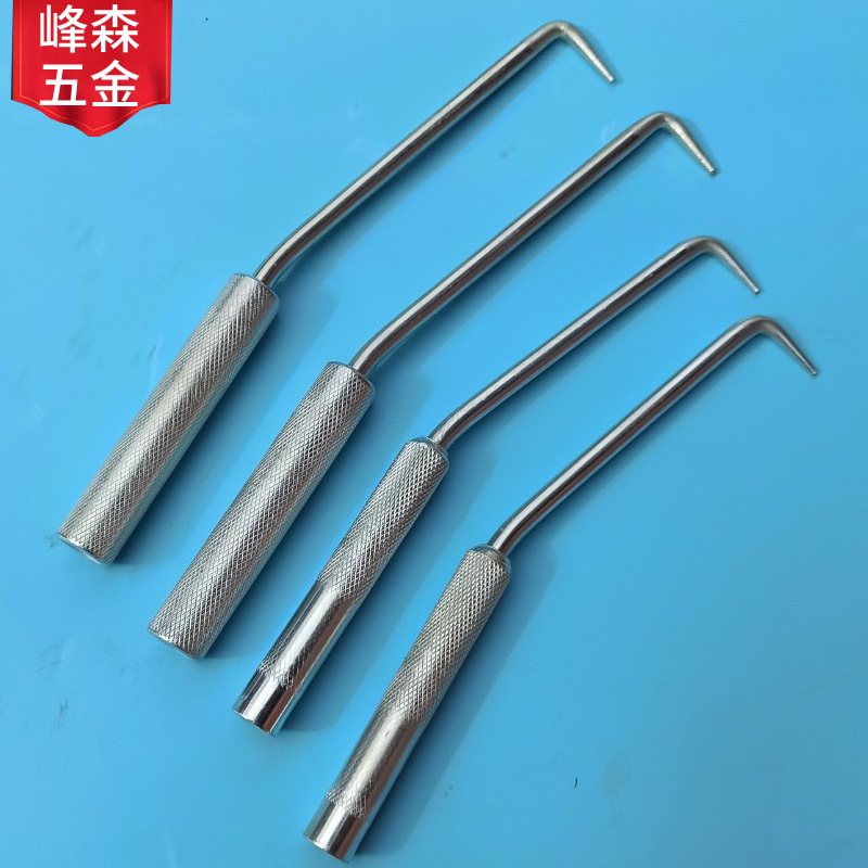 供应多规格压花钢筋钩 建筑工地专用扎丝钩 耐磨全花绑扎钩子扎钩