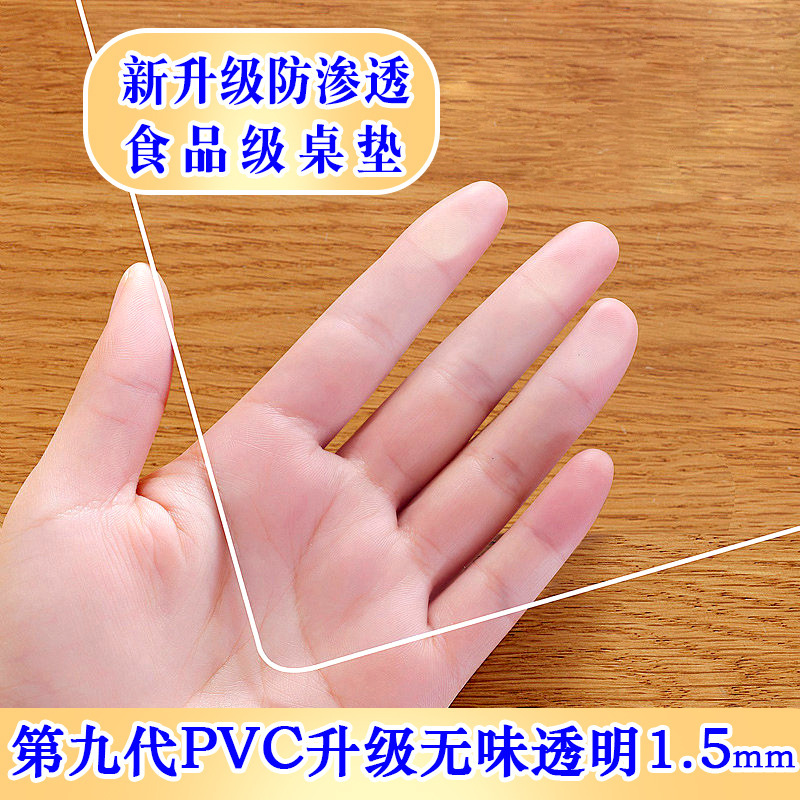 1.5mm 두께 * 투명하고 둥근 모서리, 산모 및 유아용 무취 및 항균
