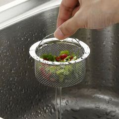 [Quality Assurance] Thickened Kitchen Sink Filter Mesh, Stainless Steel Sink Strainer, Sink Drain Net