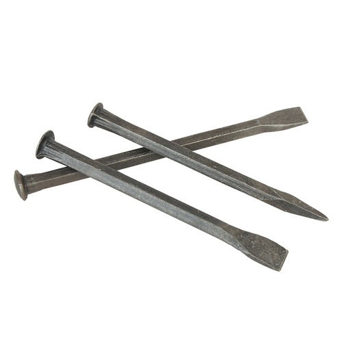 Hardware construction chisels for mountain openings, high carbon steel big head chisels, masonry chisels, dome hexagonal steel points, flat pier head chisels