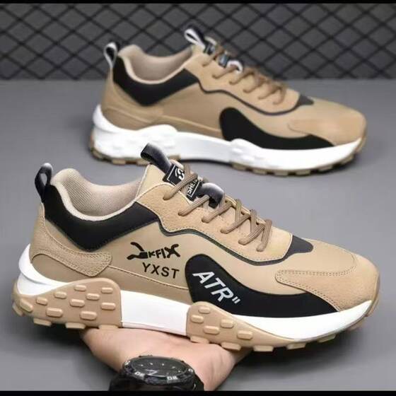 Cross-border Spring and Autumn New Ultra-light Running Shoes sneaker Breathable Shock Absorption Soft Sole Student Lightweight Torre Shoes Men's Shoes