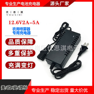 12V lithium battery all-in-one charger 12.6V5A smart polymer ternary 18650 group lithium battery Word 5.5