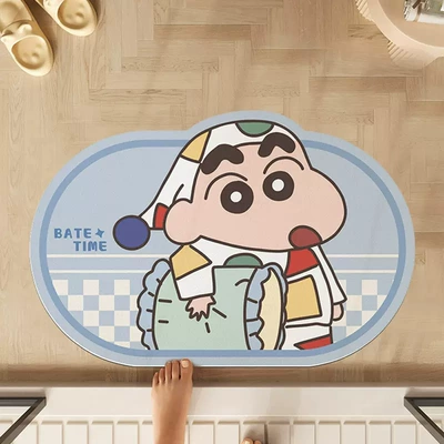 Avtomobil döşəmə paspasları Xiaoxin Diatom Mud Bathroom Mat - blue-xin-4060-wear-resistant-and-dirt-resistant-diatom-mud