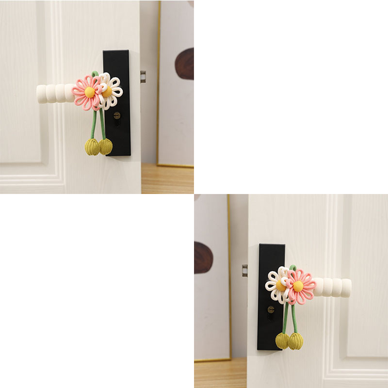 Double color flower [rice pink white pole] left hand open the door right hand open the door [2]]