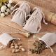 Pure cotton linen bag drawstring storage small bag rice grain packaging bag cotton bag custom
