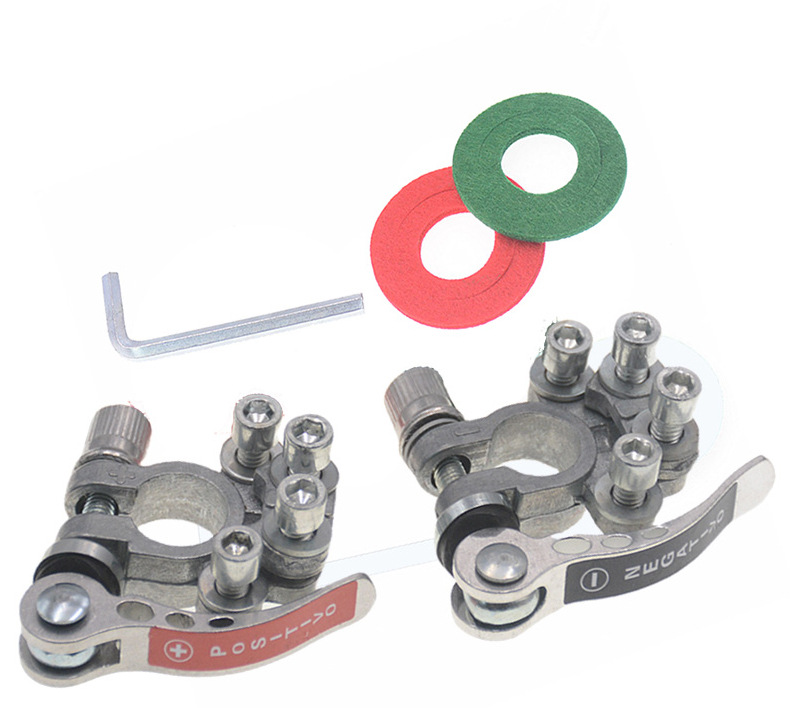 Ready Supply of Quick Disassembly Alloy Battery Card Head Battery Pile Head Terminal Block Thickeneded Card Head Multi-purpose Pile Head