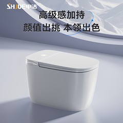 全自动智能马桶虹吸式冲水电容翻盖泡沫家用水压多功能限制坐便器