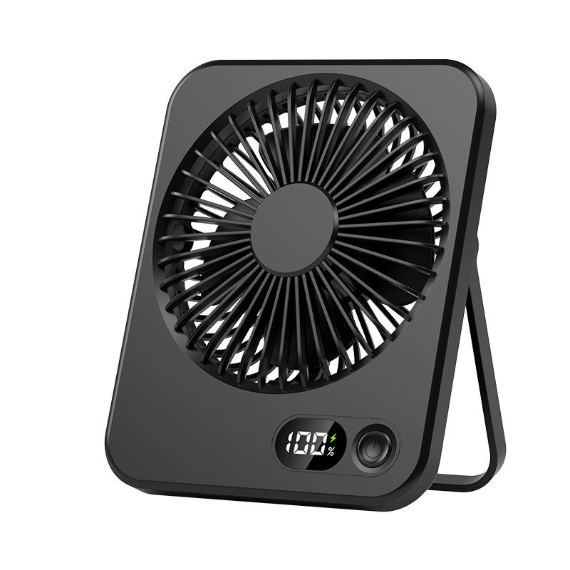 新品usb充電デスクトップファン学生寮オフィス薄型デスクトップファンポータブルファンギフト|undefined