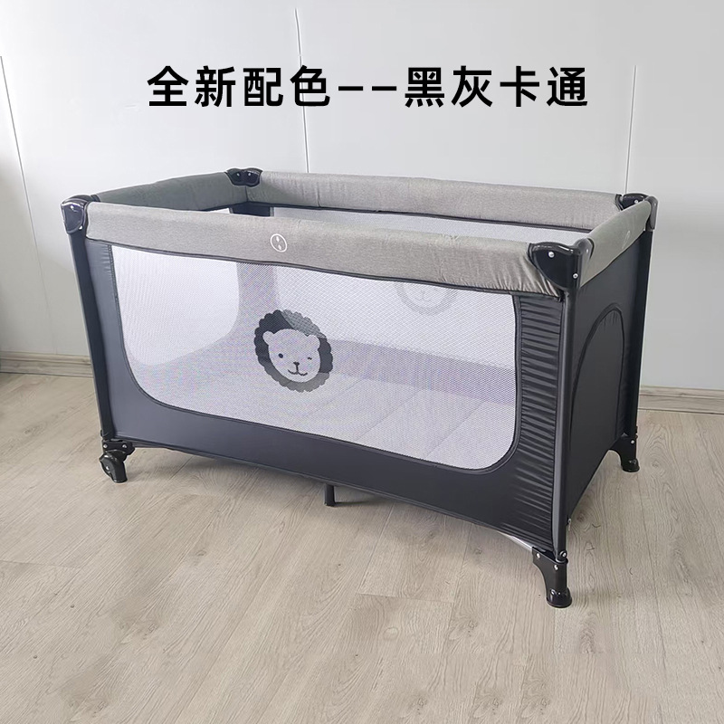 Transfronterizo cuna portátil plegable recién nacido cama de bebé extraíble cama de juego con mosquitera