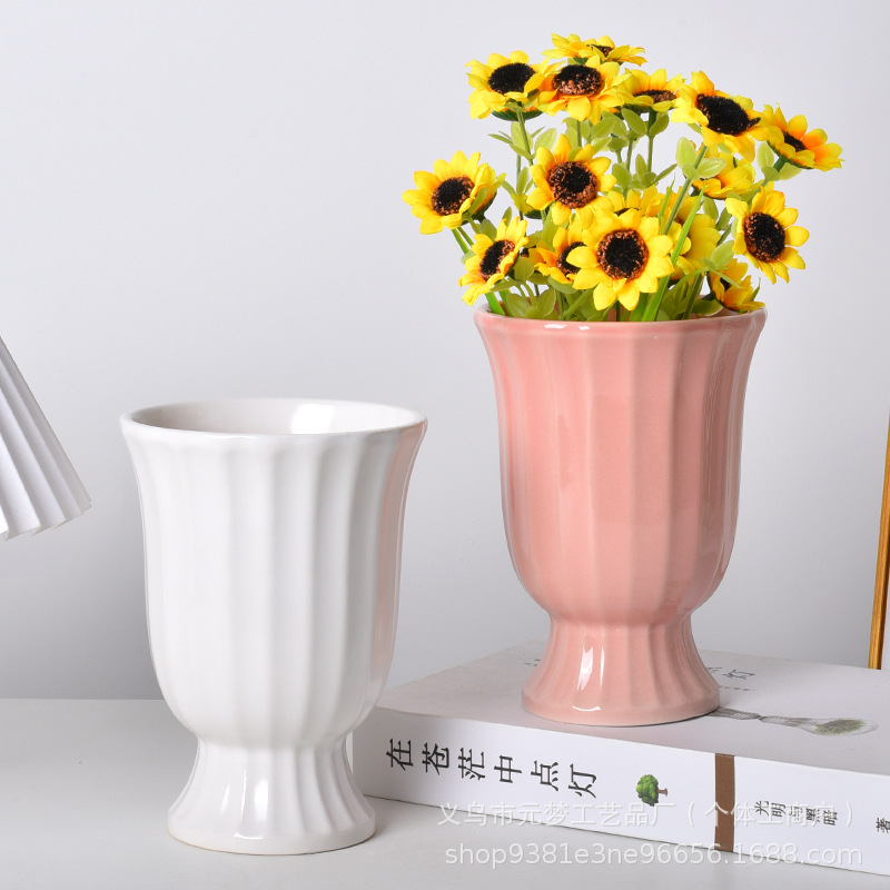 Maceta de Cerámica para Orquídeas y Suculentas Decorativa para Plantas de Interior