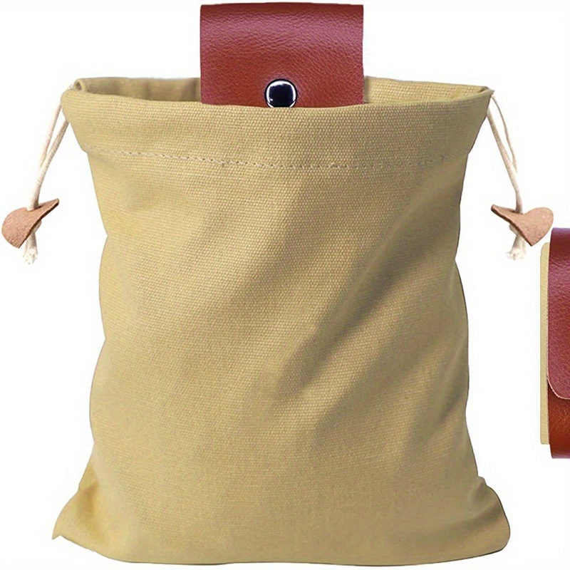 Outdoor dew bars find food bag fruit picking bag waist hanging toolbags forraging bag camping waist bag storage bag 5