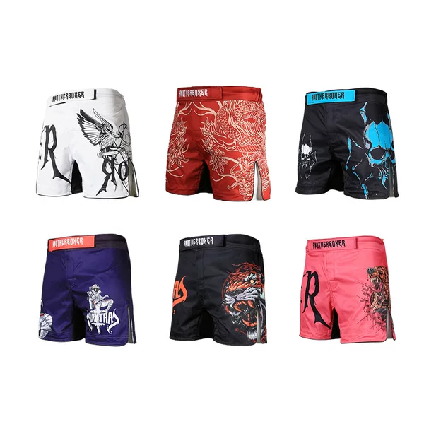 Mma Fighting Sports Running Ufc Mixed Martial Arts Training Shorts Brazilian Jiu-Jitsu Fitness Short-Sleeved Sanda