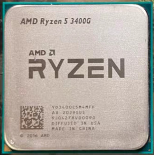 Amd Ryzen Ryzen5 3400g Processor Chip Cpu Desktop Computer Cpu Suitable for B450B550