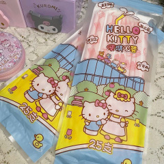 正版hello kitty吸管批发一次性独立奶茶塑料吸管食品级可弯曲凯