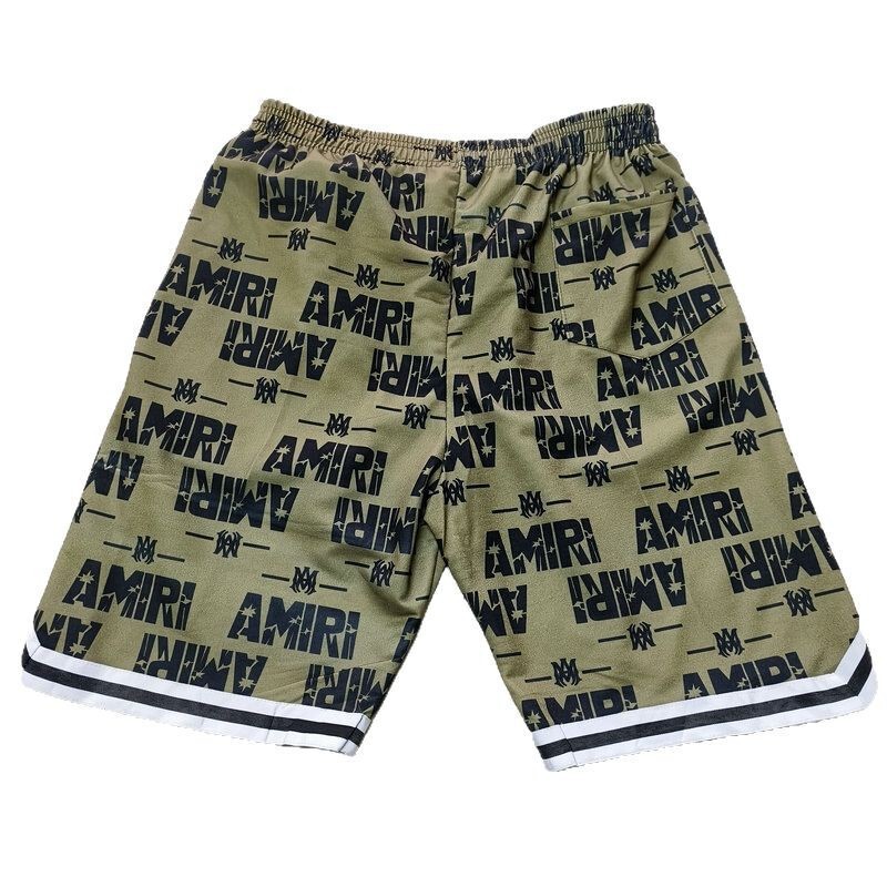 New American printed men's loose shorts leisure sports running pants basketball fitness shorts wholesale