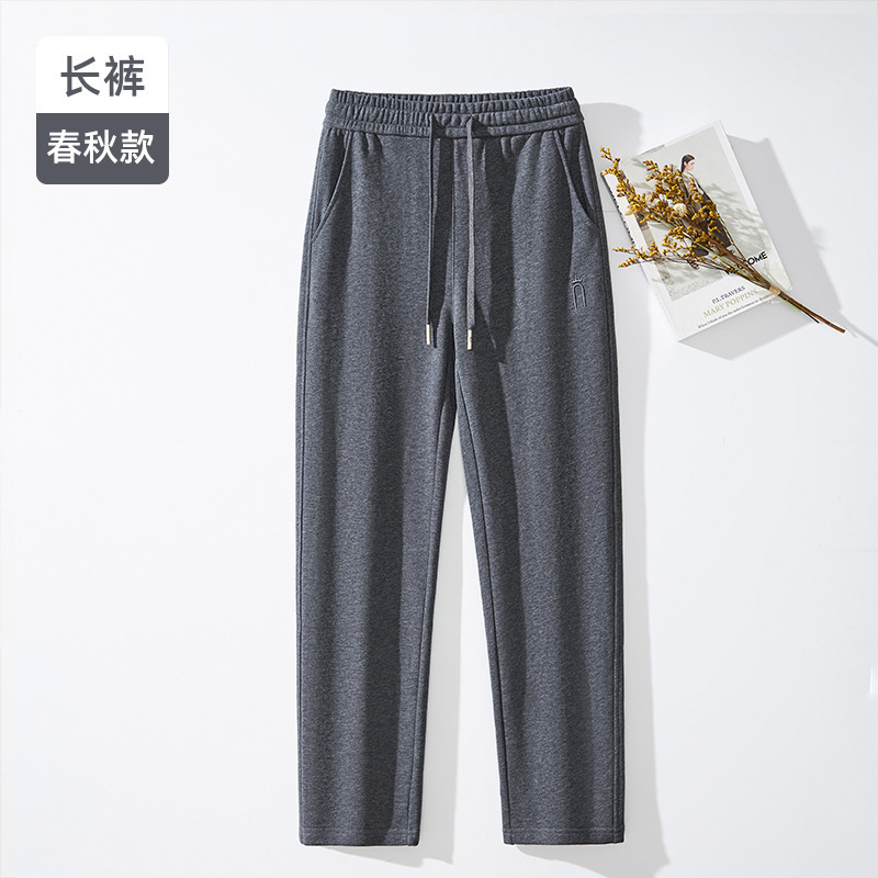 1688裤子批发白色新款休闲裤2025纯棉裤子女生高腰宽松大码裤子|undefined