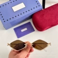 Gold Frame Brown Lenses