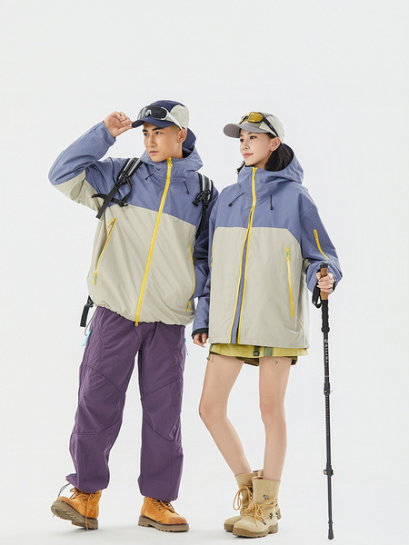 Travel children's waterproof windproof climbing jacket for men and…