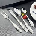 加工定制不锈钢刀叉勺餐具套装酒店西餐餐具牛排刀叉甜品勺水果叉