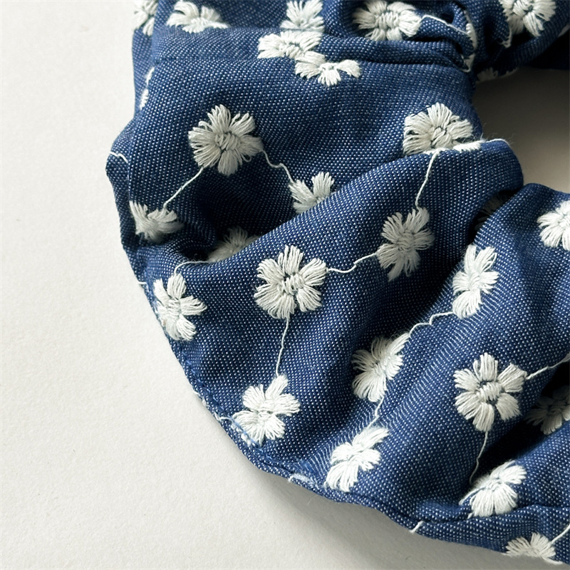 30g Weight Hair Tie Hair Accessories Type 1 Piece Quantity Casual, Holiday, Street Occasion Cloth Material Floral Pattern All Seasons Season Women's Gender Elegant, Retro, Lady Style Elegant Retro Lady Women's Floral Cloth Hair Tie 5