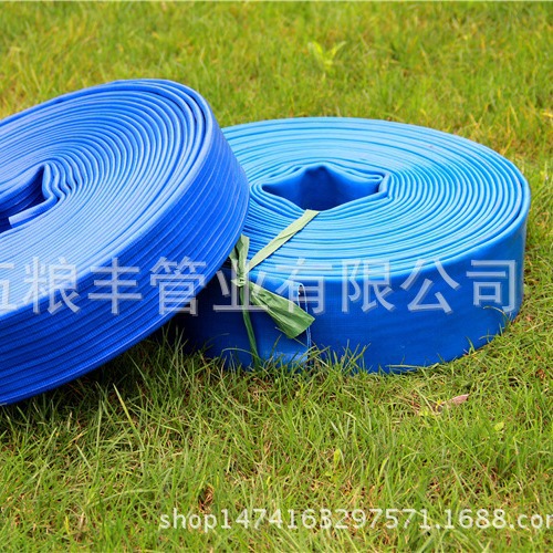 农业浇灌水带红胶帆布水龙PVC PUMP WATER PIPE出乌克兰乌兹别克