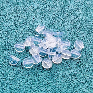 Transparent rubber brooch buckle butterfly hat Taobao goods spot Source spot wholesale emblem backup buckle universal durable card hat