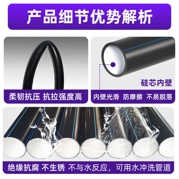 Pe silicon core tube 40/33 blown cable top tube communication…