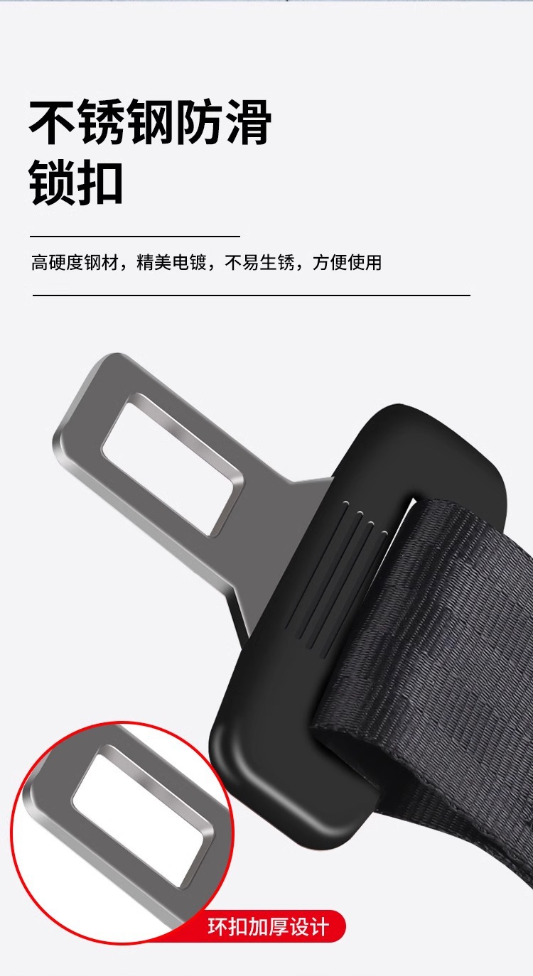 Forklift safety seat with joint force Hangzhou fork two-point automatic retractable passenger car safety belt accessories assembly
