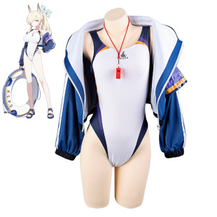 Azure Blue Archives cos Suit Tail Blade God Nai Kanna cosplay Costume Swimsuit Swimsuit Coat Performance