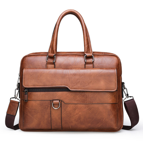 2025 Fashion Briefcase for Men, Hand-held Top-handle Crossbody Business Laptop Bag Backpack Document Bag