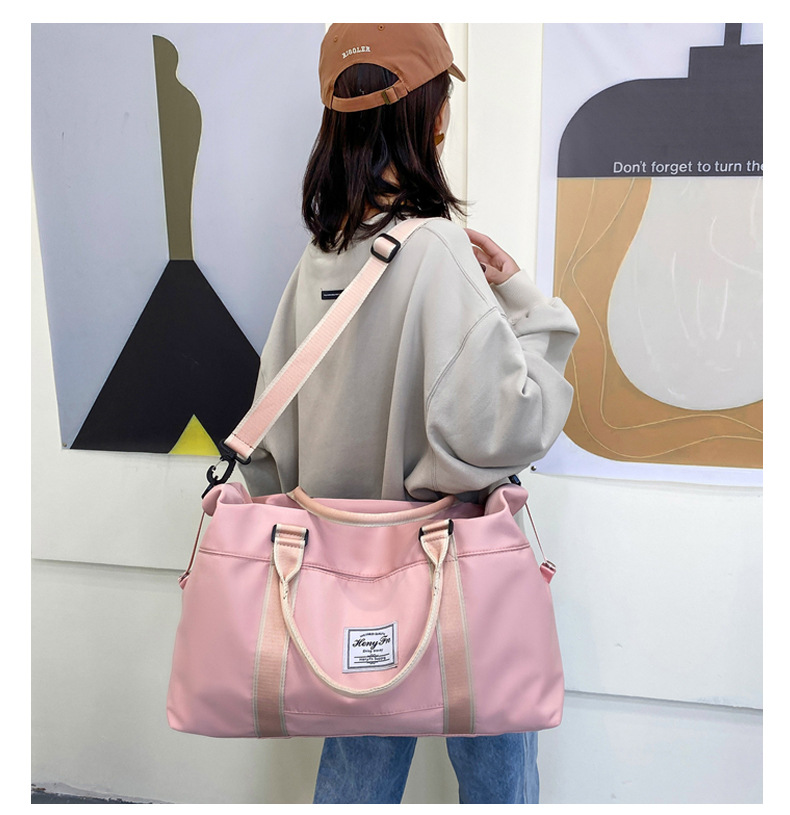 Unisex Basic Classic Style Solid Color Oxford Cloth Travel Bags display picture 9