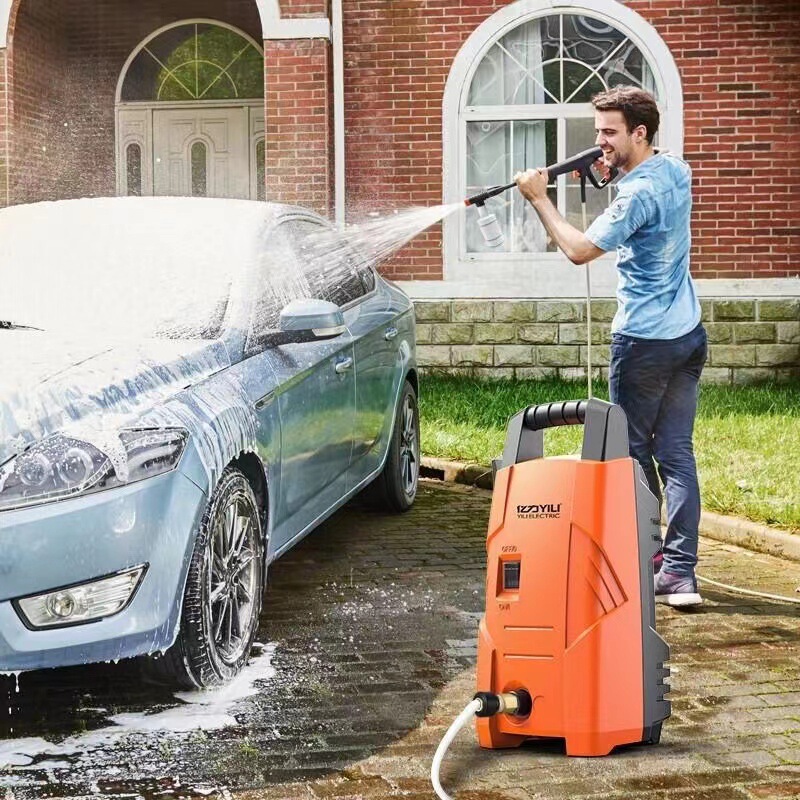 Yili High Pressure Car Washing Machine Artifact Household 220V Portable Car Brush Water Pump Grab High Power Strong Cleaning Water Gun Yili High Pressure Car Washing Machine Artifact Household 220V Portable Car Brush Water Pump Grab High Power Strong Cleaning Water Gun