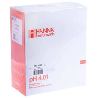 HannaHI70004P精密pH校准液 一次性独立包装 4.01酸碱缓冲液