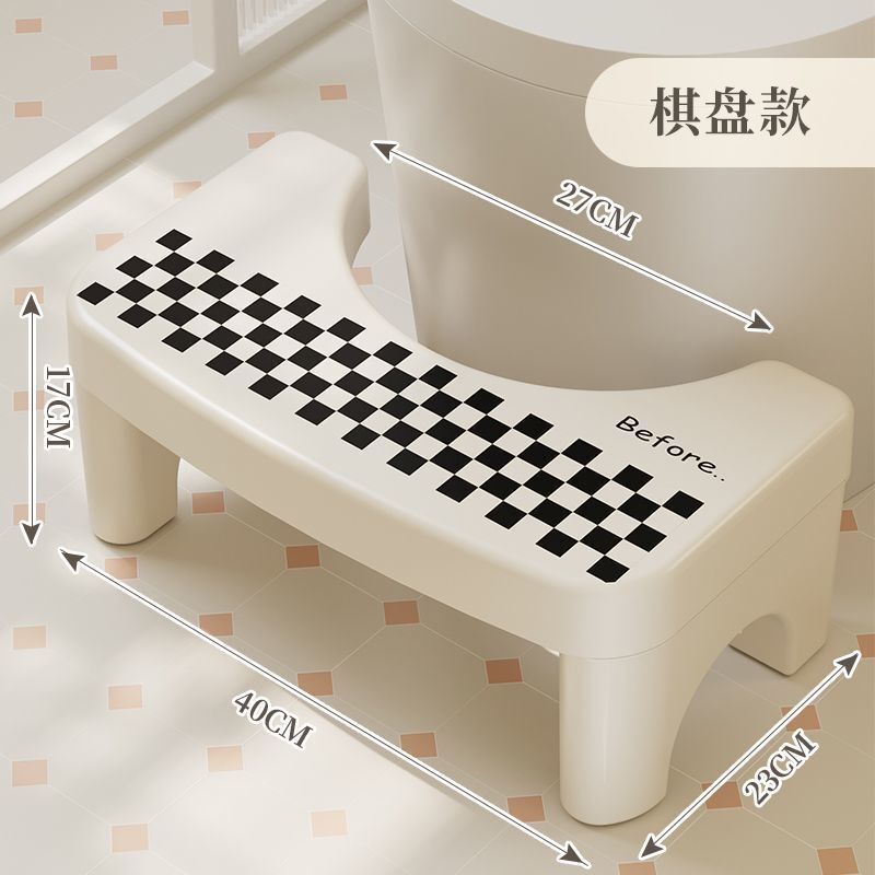 家用厕所马桶凳脚凳加特厚塑料儿童蹲坑坐便卫生间脚踩小凳子|undefined