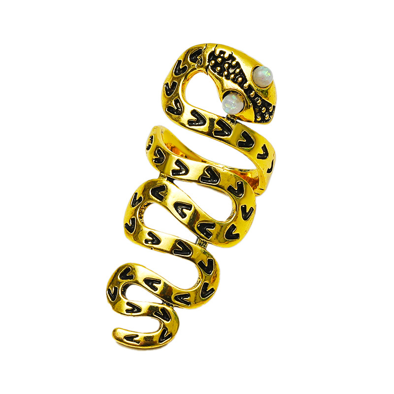 Vintage Nouvelle Bague Géométrique En Forme De Serpent En Gros Nihaojewelry display picture 8