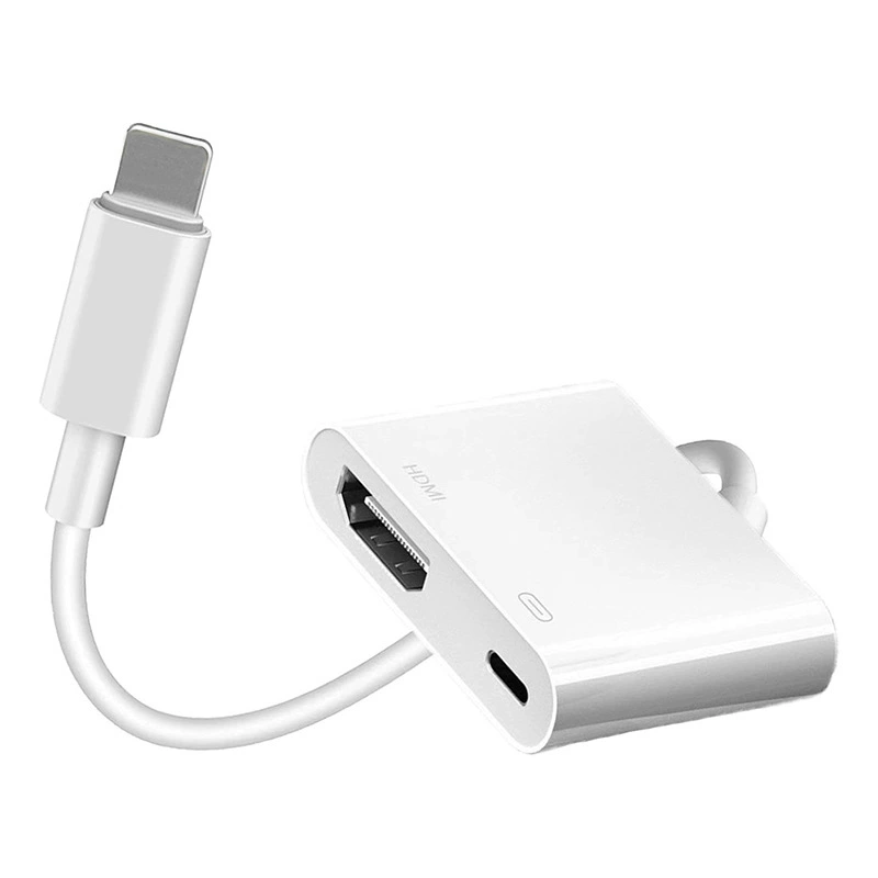 Кабель-адаптер OTG подходит для конвертера Apple Lightning в HDMI, мобильного телефона и ТВ-видео адаптера