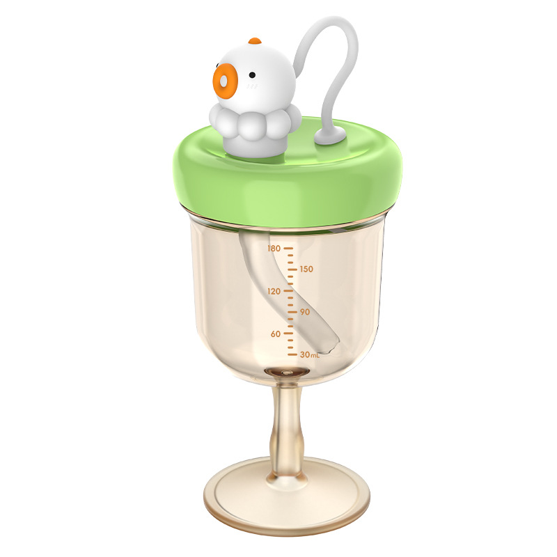 Inglés caja de tazas de agua para niños PPSU tazas de pies altos bebés bebés tazas de agua bebés tazas de leche tazas de jugo de vino