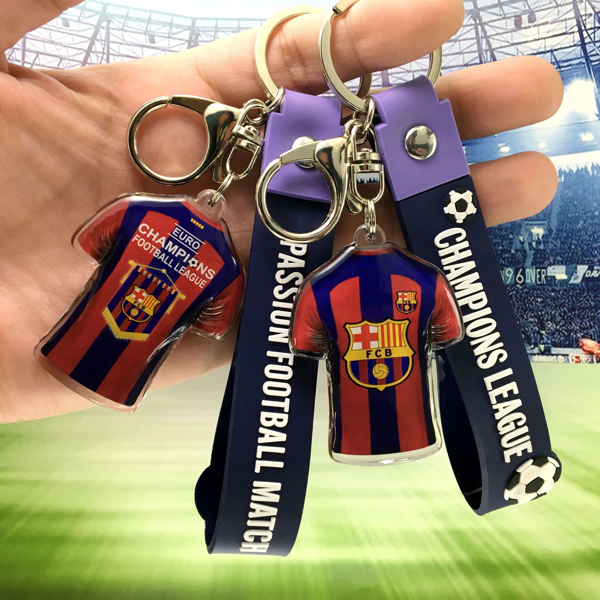 23-24赛季-巴萨主场球衣-队徽+墨蓝手带