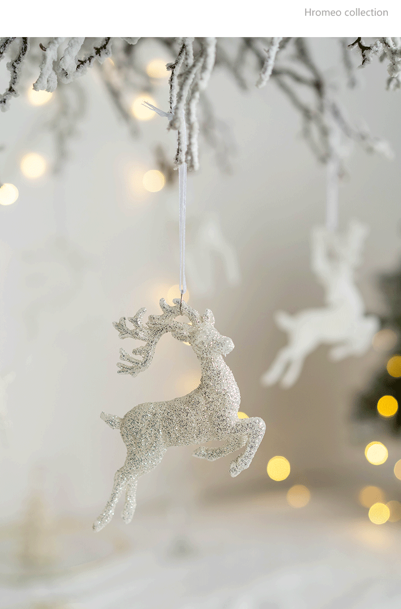 140g Weight Hanging Ornaments Event & Party Supplies Party Occasion PVC Material Christmas Cute Elk PVC Party Hanging Ornaments