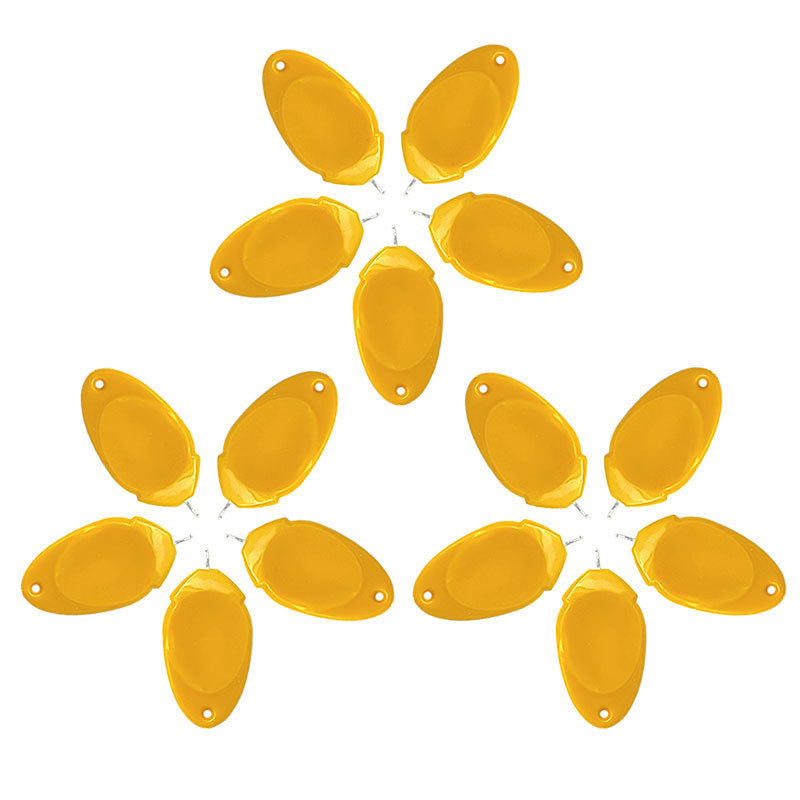 Herramienta de punto de cruz Dispositivo de enhebrado simple Dispositivo de plomo Precio único 50 piezas 1 corbata (desgaste de cuero de aluminio)