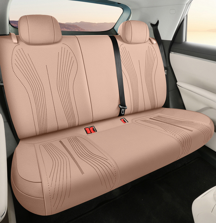 Wuling Binguo S Special Seat Cushion, Universal Suede Leather Saddle Pad for All Seasons, All-Inclusive Seat Cover, Breathable Ultra-Thin Seat Cover
