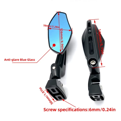 rear mirror motorcycle universal – Motorcycle rearview mirror