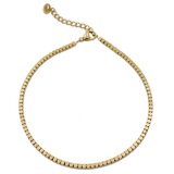 Дизайнерский браслет на ногу, не выцветает, золото 750 пробы, изысканный стиль, легкий роскошный стиль, коллекция 2022