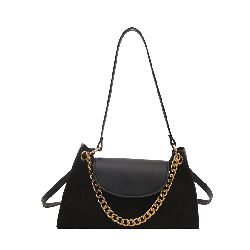 Bolso bandolera de trabajo de cercanías con axilas de gran capacidad 2024 nuevo bolso bandolera retro de otoño e invierno bolso cuadrado pequeño con costuras de estilo occidental