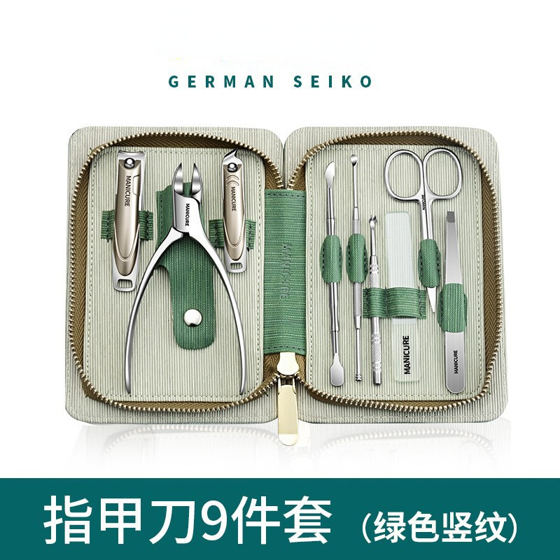 Herramientas de regalo manicure tijeras de garganta manicure trench nail cutter set home inflamación manicure pinza pedicura